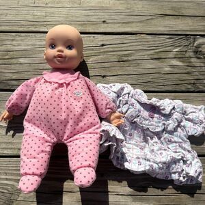 Zapf Creation Baby Born Soft Body Baby Doll Pink Heart Sleeper & Extra Outfit